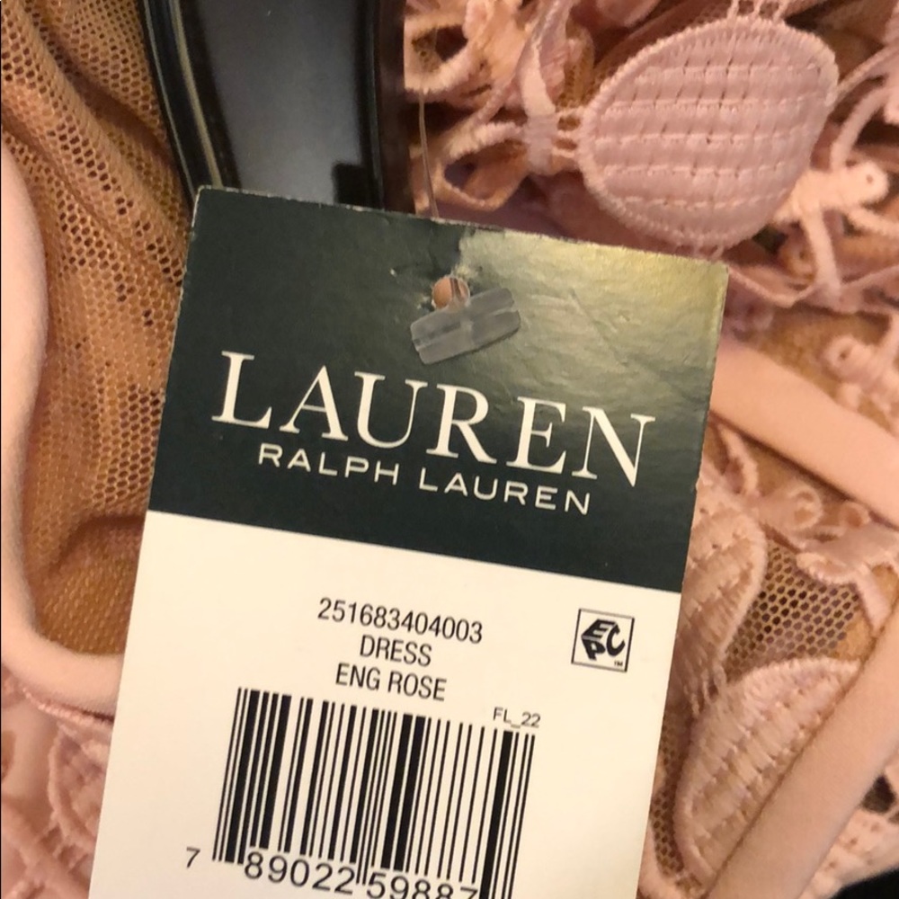 LAUREN RALPH LAUREN Pink Cocktail Petite Dress in English Rose NEW WITH TAG - Picture 8 of 15